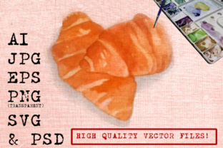 A Charming Watercolor Asset for Elegant Food & Brand Graphics