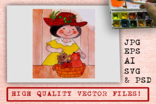 A Review of the Watercolor Girl & Cats Graphic
