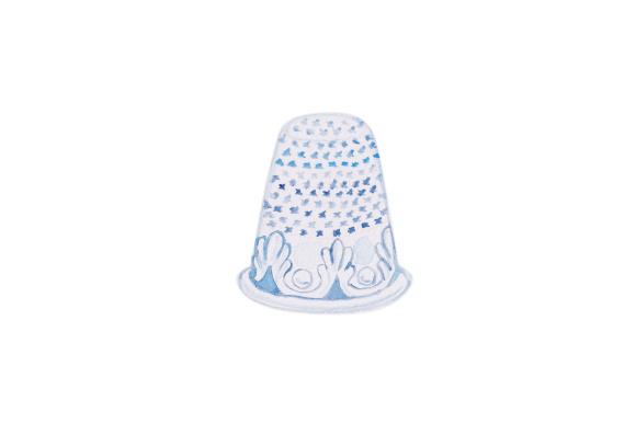 A Watercolor Thimble for Crafts & Hobbies