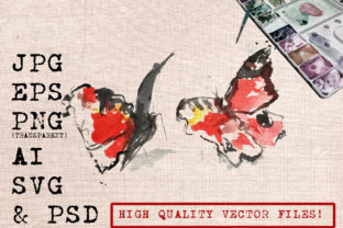 Butterfly Couple Graphics for Artistic Illustrations
