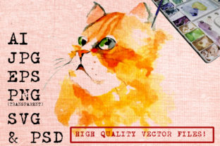 Evaluating Lazy Cat Watercolor Graphics for Product Creation