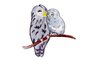 Mom and Baby Owls: A Watercolor Craft for Animal Themes