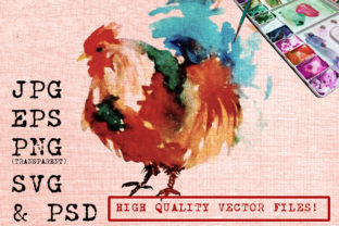 Red Rooster Watercolor: A Practical Graphics Asset Review