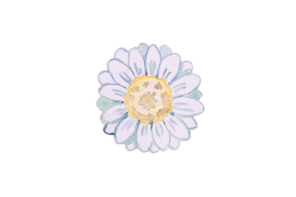 Watercolor Flower 2: A Handmade Asset for Crafts & Design