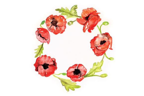 Why This Watercolor Poppy Wreath Elevates Australian Craft Branding